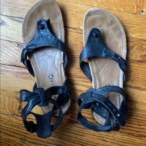 Merrell leather ankle strap sandals